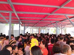 排队的人的一部分-北京欢乐谷