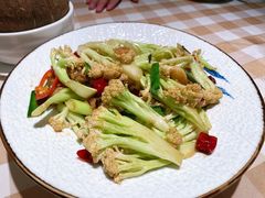 小炒有机花菜-珍味汤馆·潮汕家乡菜(保利文化广场店)