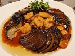 虾仁菊花茄子-燕春楼(海河华鼎店)