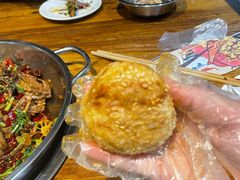 自制烧饼-安诚居干锅鸭头(八角店)