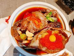 -草家酱蟹炭火烤肉店(珲春南路一店)