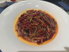 油泼海肠-皇朝海鲜酒店