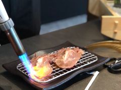 火炙和牛寿司-铭牛烧肉·和牛海鲜自助(高新月牙湖店)