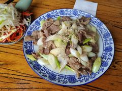 爆炒羊肉-淳澄水盆羊肉