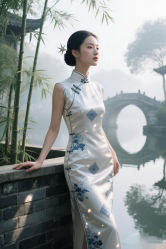 -禾米旗袍妈妈装礼服定制(嘉业国贸店)