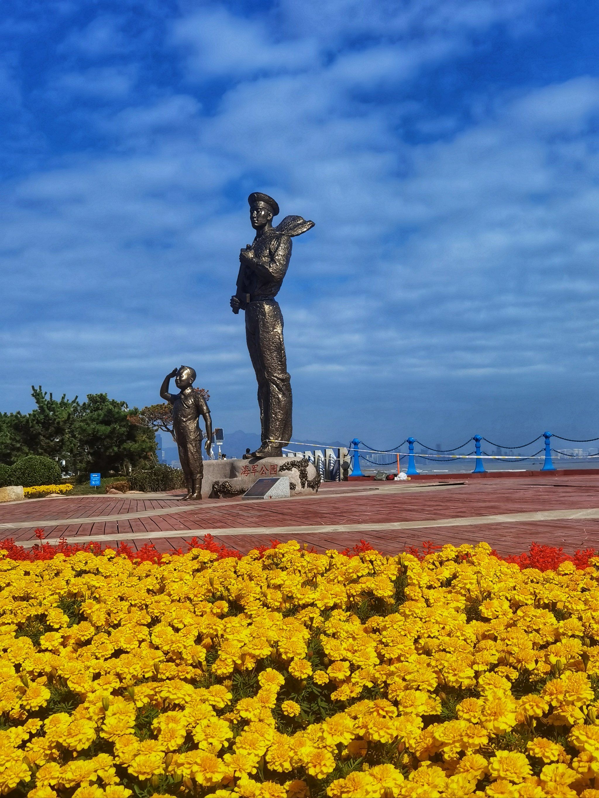 海军公园玩的美