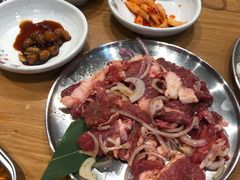 秘制鲜牛肉-辛蒲洞韩餐烤肉