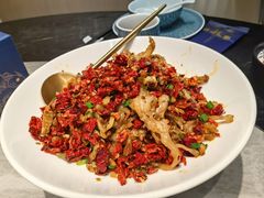 牛油炒鸭掌筋-鱼你相聚·河鲜馆(袁家岭店)
