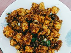 尖椒炒茄丁-乐乐餐厅(湘子庙街店)