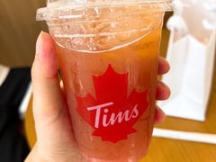 柠檬蜜桃乌龙茶-Tims天好咖啡(华侨城步行街店)
