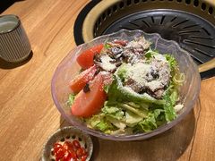 蘑菇芝士色拉-炼火烤肉店