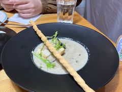 奶油蘑菇鲜汤-吃饼人西餐(南开店)