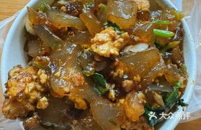 Minced Pork and Egg Fried Tofu Jelly