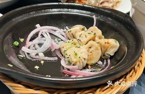 Mini Steamed Pork Dumplings with Crispy Bottom