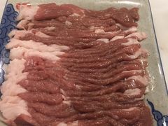 手切苏尼特羊后腿肉-宣武小院涮肉(前门店)