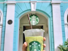 燕麦抹茶拿铁-星巴克臻选(广州沙面店)