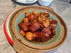 桂花虎皮蛋红烧肉-吕氏焗小鲜•花园餐厅(八大关店)