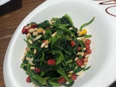 果仁菠菜-北李妈妈菜·虾爬子大锅贴(贵和店)