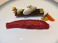 挪威烟熏三文鱼水晶黄瓜香槟奶油-福楼法餐厅FLO