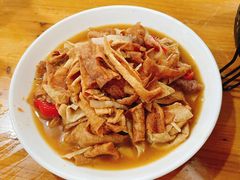 小炒豆浆皮-黄牛肉馆·皖南土菜