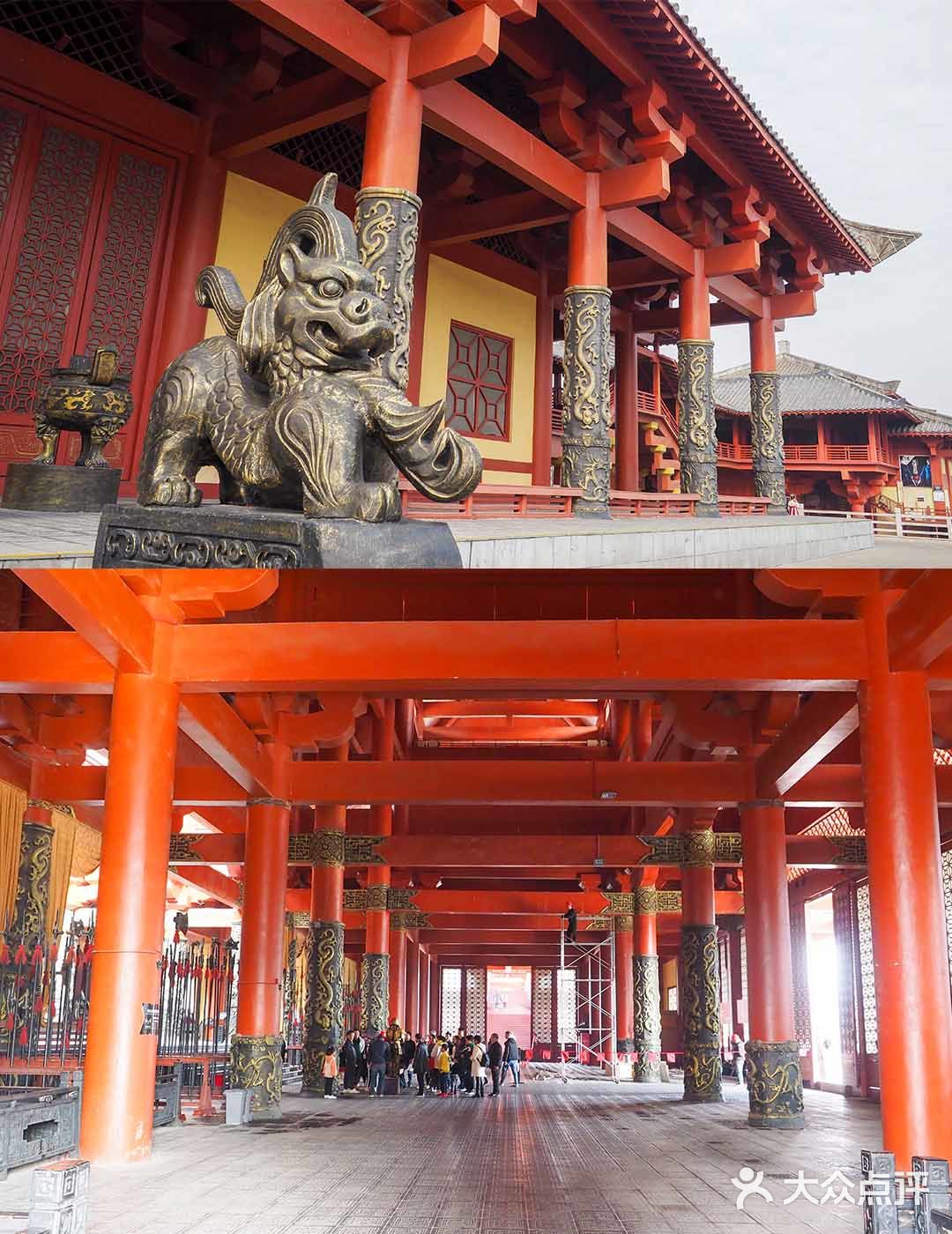 横店影视城：秦王宫景区，规模宏大，多部大片诞生地
