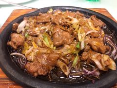 大葱爆牛肉-老牌坊•鲁菜名店•地道济南菜(大观园商埠店)
