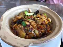 鱼香茄子煲-友谊餐馆(永安路店)