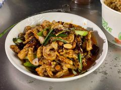 宫爆板筋-胖哥家藏菜(护国路店)