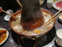 赤松茸菌特制碳火锅-东来顺铜锅炭火涮肉(上地华联店)