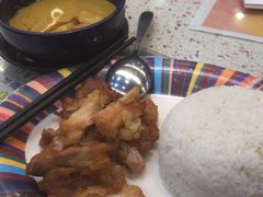 咖喱猪扒饭-新辉港式茶餐厅(北栅店)