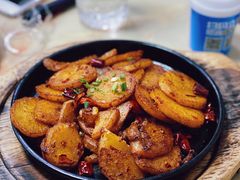 铁板土豆片-李师傅脆肚(梅林店)
