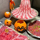 啊啊啊在火锅店过万圣节🎃太有氛围了
