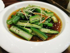 白灼秋葵-杨正宗烤全羊(北二环店)