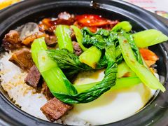 腊肠拼牛腩煲仔饭-阿清煲仔店(纺织城店)