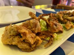 炸黄金软壳蟹沙拉配芥末柠檬汁-Paulaner·德国帕拉娜自酿啤酒餐厅(海上世界店)