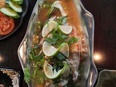 青柠汁蒸桂鱼-食肆&Fourteen(武林夜市店)