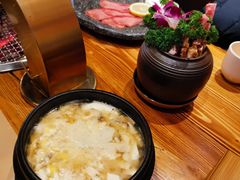 嫩豆腐汤-万兴佳烤肉·长白山老味道(宏泰广场店)