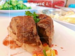 法式香煎鹅肝红酒-莫斯科餐厅