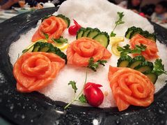 薄脆时果三文鱼-花中城·杭帮菜·粤菜·海鲜火锅(清泰街店)