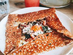 鸡蛋蘑菇熏肉荞麦可丽饼-RAC BAR(安福路店)