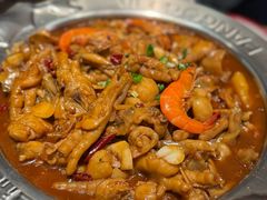 鸡爪牛蛙煲-胖哥俩肉蟹煲(富阳万达店)