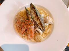 白酒奶油海鲜意大利面-JANS意式简餐厅·惠灵顿牛排