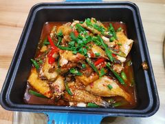 尖椒耗儿鱼-陶然居·重庆菜(两江会馆店)