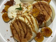 焦糖肉桂苹果舒芙蕾Pancake-娜娜家•Nana's restaurant(国金汇店)