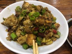 辣椒炒臭豆腐-凡老头米线砂锅(古荡新村西粮站)