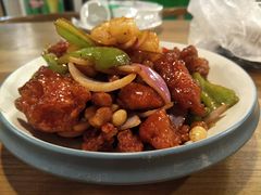 椒香虾仁爆鸡球-陈傻子餐厅(世纪都会店)