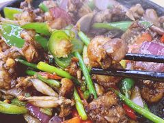 铁板田鸡-天宝食坊·啫啫煲大排档(西华路店)