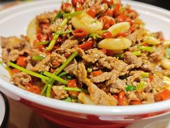 小炒黄牛肉-倍儿美海鲜排挡·非遗海鲜蒸饺(洋货店)