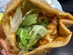 -小红车炸蛋葱油饼