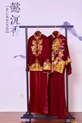 -懿沉香中式嫁衣礼服秀禾服龙凤褂马来褂旗袍总店